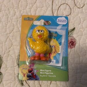 Sesame Street Big Bird Mini Figure - Yellow with Orange Feet and Pink Shoes